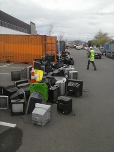 Over two thousand unwanted TVs were dropped off on the first weekend of TV Takeback in Hastings.